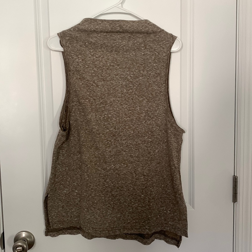 Mock neck tank top